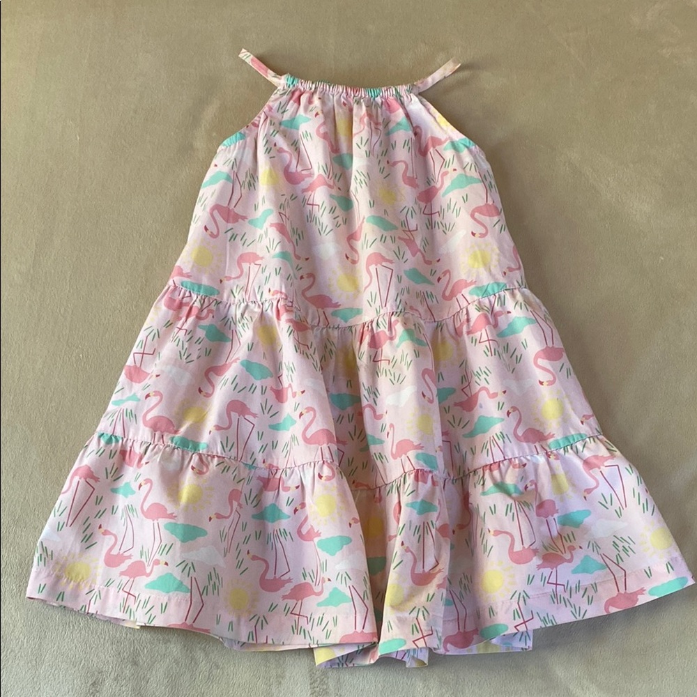 Hanna Andersson Pink Flamingo Dress